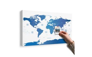 PARAFA KÉP VILÁG TÉRKÉP EGYES ÁLLAMOKKAL KÉK SZÍNBEN - PARAFA KÉPEK - KÉPEK