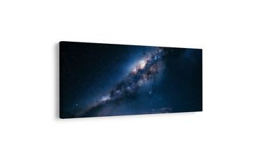 TABLEAU SUR TOILE – LUEUR COSMIQUE DE LA VOIE LACTÉE - IMAGES DE GALAXIE - TABLEAUX