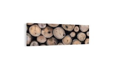 QUADRO SU TELA – TEXTURE NATURALE DEL LEGNO - QUADRI ALBERI E FOGLIE - STAMPE E QUADRI