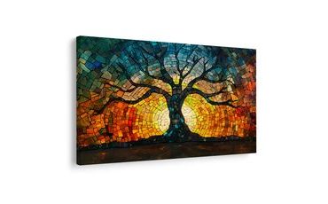 OBRAZ STROM ŽIVOTA V MOZAICE - OBRAZY STROMY ŽIVOTA - OBRAZY