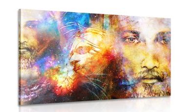 CANVAS PRINT ALMIGHTY IN COSMIC SPACE - ABSTRACT PICTURES - PICTURES