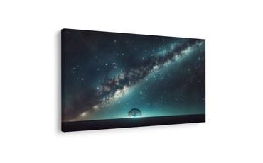 WANDBILD LEBENSBAUM UNTER STERNEN - BILDER BÄUME DES LEBENS - BILDER