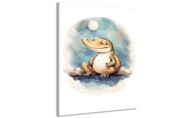 CANVAS PRINT DREAMY CROCODILE - DREAMY LITTLE ANIMALS - PICTURES