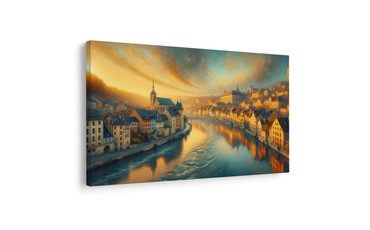 OBRAZ MĚSTO V RANNÍM SVITU - OBRAZY MĚSTA - OBRAZY