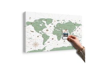 PARAFA KÉP TÉRKÉP ZÖLD KIVITELBEN - PARAFA KÉPEK - KÉPEK