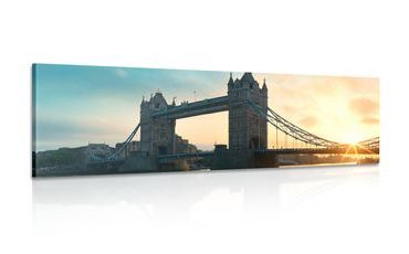 WANDBILD TOWER BRIDGE IN LONDON - BILDER VON STÄDTEN - BILDER