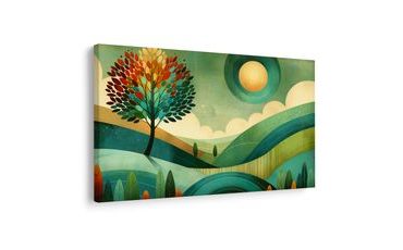 OBRAZ STROM ŽIVOTA V KRAJINĚ - OBRAZY STROMY A LISTY - OBRAZY