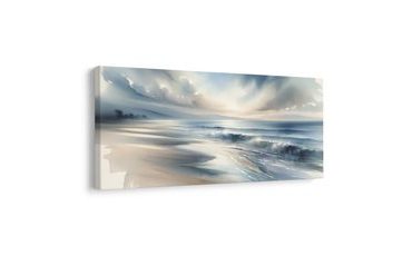 WANDBILD MORGENWELLEN AN DER KÜSTE - BILDER MEER UND STRAND - BILDER