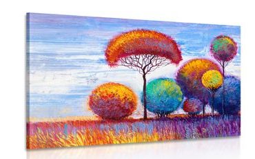 QUADRO FORESTA AUTUNNALE - QUADRI DI NATURA E PAESAGGIO - QUADRI