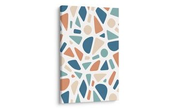 TABLEAU SUR TOILE – FORMES ABSTRAITES EN HARMONIE - PEINTURES ABSTRAITES - TABLEAUX