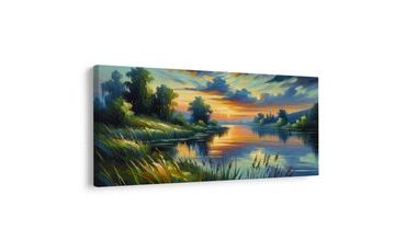 KÉP NYUGODT VÍZTÜKÖR - TAVAKAT ÁBRÁZOLÓ KÉPEK - KÉPEK