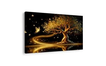 КАРТИНА НА ПЛАТНО – ДЪРВОТО НА ЖИВОТА ЗЛАТНА МАГИЯ - КАРТИНИ ДЪРВЕТАТА НА ЖИВОТА - КАРТИНИ