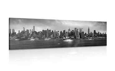 Canvas print captivating New York City in black and white