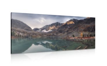 CANVAS PRINT MAJESTIC MOUNTAINS - PICTURES OF NATURE AND LANDSCAPE - PICTURES