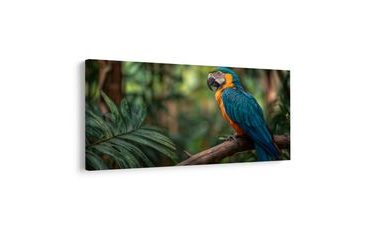 SLIKA PAPIGA MED TROPSKIMI LISTI - SLIKE PTIC - SLIKE