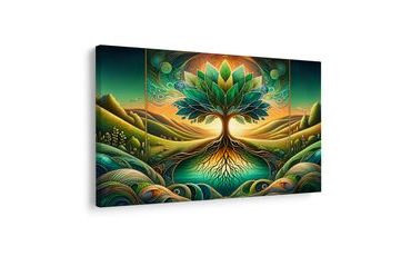 КАРТИНА НА ПЛАТНО – ДЪРВО НА ЖИВОТА МИСТИЧНА ПРИРОДА - КАРТИНИ ДЪРВЕТАТА НА ЖИВОТА - КАРТИНИ