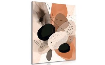 CANVAS PRINT ABSTRACT ROCK SHAPES - PICTURES OF ABSTRACT SHAPES - PICTURES