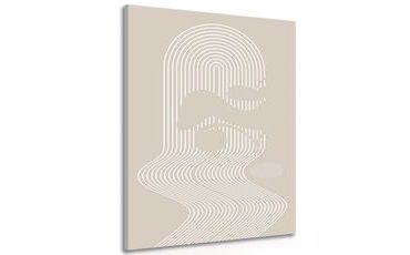 OBRAZ JEDINEČNÝ VZOR DUHY MID-CENTURY - ABSTRAKTNÍ OBRAZY - OBRAZY