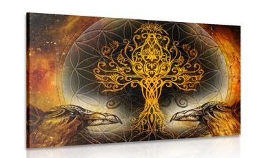 OBRAZ HAVRANI A STROM ŽIVOTA - OBRAZY STROMY ŽIVOTA - OBRAZY