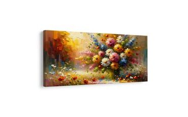 OBRAZ LUČNÍ KVÍTÍ V PAPRSCÍCH - OBRAZY KVĚTŮ - OBRAZY