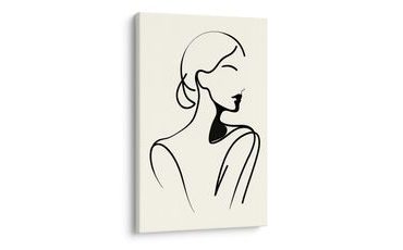 OBRAZ ŽENA V MINIMALISTICKÝCH LINIÍCH - OBRAZY ŽENY - OBRAZY