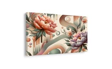 OBRAZ KVĚTY V ABSTRAKTNÍM STYLU - OBRAZY KVĚTŮ - OBRAZY