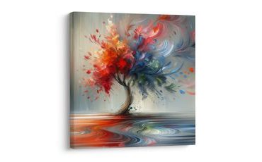 SLIKA APSTRAKTNO STABLO ŽIVOTA U POKRETU - SLIKE STABLA ŽIVOTA - SLIKE