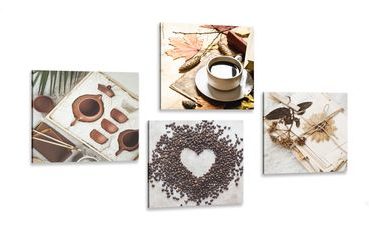 BILDER-SET KAFFEE-STILLLEBEN - BILDERSETS - BILDER