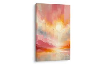 OBRAZ NĚŽNÉ SVĚTLO RÁNA - OBRAZY VÝCHOD A ZÁPAD SLUNCE - OBRAZY