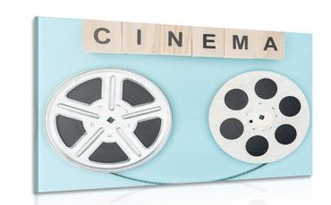 CANVAS PRINT FILM TAPE - VINTAGE AND RETRO PICTURES - PICTURES