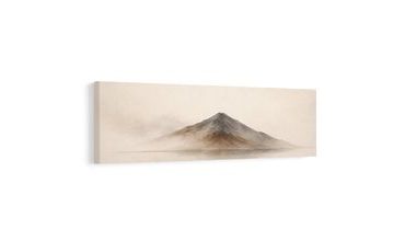 TABLEAU SUR TOILE – PAYSAGE MINIMALISTE AVEC MONTAGNE - TABLEAUX DE MONTAGNE - TABLEAUX