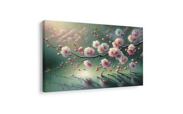 OBRAZ RŮŽOVÉ KVĚTY V ODPOLEDNÍM SVĚTLE - OBRAZY KVĚTŮ - OBRAZY