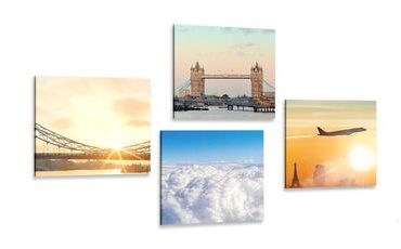 КОМПЛЕКТ КАРТИНИ – ПЪТУВАНЕ ДО ЛОНДОН - КАРТИНИ КОМПЛЕКТИ - КАРТИНИ