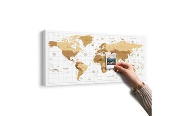 PARAFA KÉP VILÁG TÉRKÉP BÉZS SZÍNBEN VILÁGOS HÁTTÉREN - PARAFA KÉPEK - KÉPEK