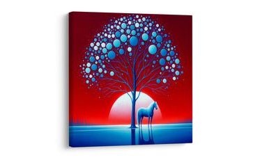 SLIKA MAGIČNO STABLO ŽIVOTA U PEJZAŽU - SLIKE STABLA ŽIVOTA - SLIKE