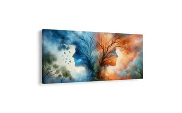 КАРТИНА НА ПЛАТНО – ЛИЦА В КОРОНИТЕ НА ДЪРВЕТАТА - КАРТИНИ ДЪРВЕТАТА НА ЖИВОТА - КАРТИНИ