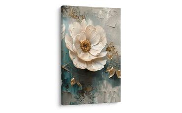 OBRAZ JEMNÉ KVĚTY NA PLÁTNĚ - OBRAZY KVĚTŮ - OBRAZY