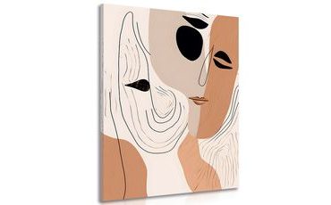 IMPRESSION SUR TOILE FORMES ABSTRAITES DU VISAGE - IMPRESSIONS SUR TOILE FORMES ABSTRAITES - IMPRESSION SUR TOILE