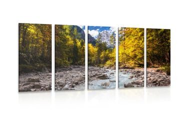 5-DIJELNA SLIKA SLIKOVITI PLANINSKI KRAJOLIK - SLIKE PRIRODE I KRAJOLIKA - SLIKE