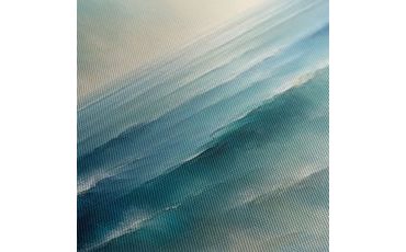 WANDBILD BLAUES MEER BEI SONNENAUFGANG - BILDER MEER UND STRAND - BILDER