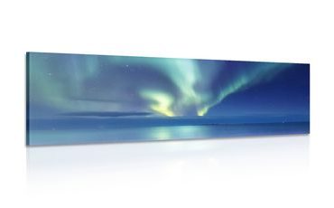 QUADRO AURORA BOREALE SULL'OCEANO - QUADRI DELLO SPAZIO E DELLE STELLE - QUADRI