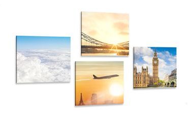 CANVAS PRINT SET UNIQUE PATH - SET OF PICTURES - PICTURES