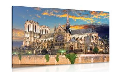 CANVAS PRINT NOTRE DAME CATHEDRAL - PICTURES OF CITIES - PICTURES