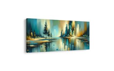 WANDBILD MODERNES PANORAMA MIT SEE - BILDER SEEN - BILDER