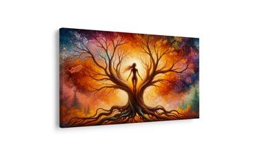 OBRAZ ŽENA VE STROMU ŽIVOTA - OBRAZY STROMY ŽIVOTA - OBRAZY