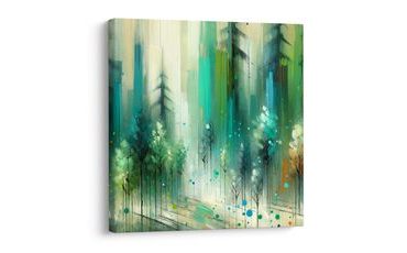 OBRAZ STROMY V MLŽNÉM SNĚNÍ - OBRAZY LES - OBRAZY