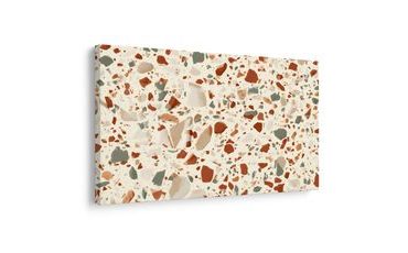 TABLEAU SUR TOILE – TERRAZZO DÉLICAT EN MOSAÏQUE - IMAGES FORMES ABSTRAITES - TABLEAUX