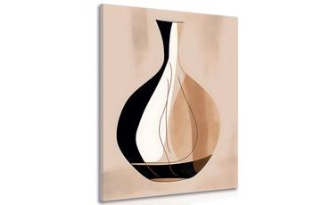 WANDBILD ABSTRAKTE FORMEN VASE - WANDBILDER ABSTRAKTE FORMEN - BILDER