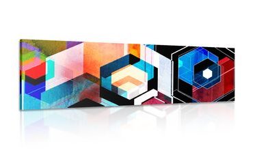 CANVAS PRINT FUTURISTIC GEOMETRY - ABSTRACT PICTURES - PICTURES