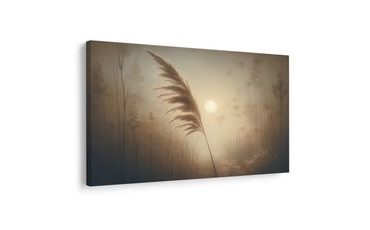 OBRAZ RÁKOS V MLŽNÉM SVÍTÁNÍ - OBRAZY VÝCHOD A ZÁPAD SLUNCE - OBRAZY